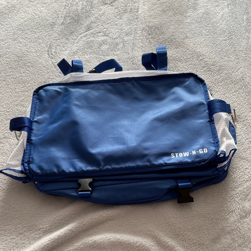 Stow-N-Go Portable Hanging Travel Shelves Bag Packing Cube Organizer EUC